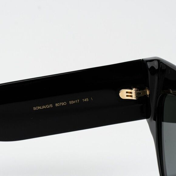 Jimmy Choo Women Sunglasses Black Grey Gradient Cat Eye SONJA/G/S 0807 BRAND NEW main image 7